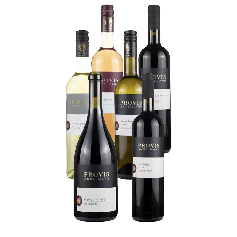 Probierpaket "Unsere sechs beliebtesten Weine"